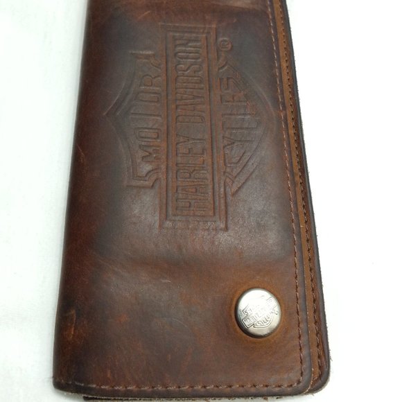 HARLEY-DAVIDSON LEATHER WALLET - Picture 1 of 10